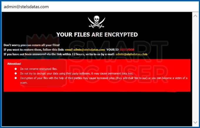 Delete Club Ransomware