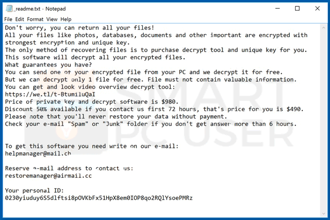Remove Kkll Ransomware