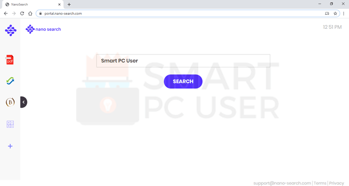 Delete NanoSearch Browser Hijacker