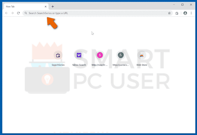 Delete SearchSeries browser Hijacker