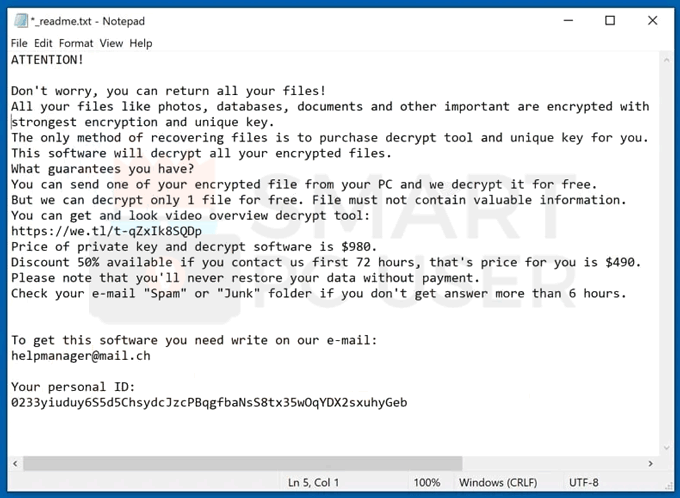 Delete Usam Ransomware
