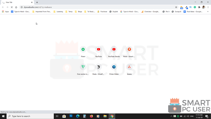 How to Remove DPS Websafe hijacker