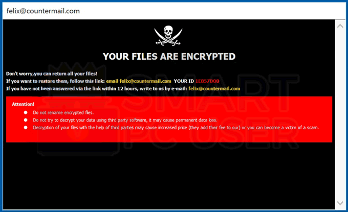 Delete Felix Ransomware
