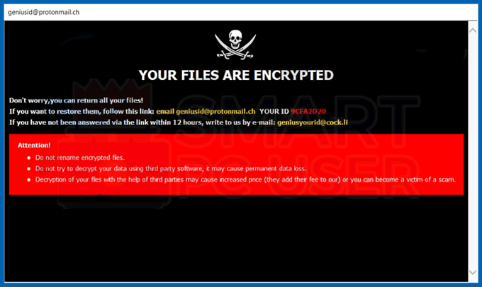 Remove GNS Ransomware