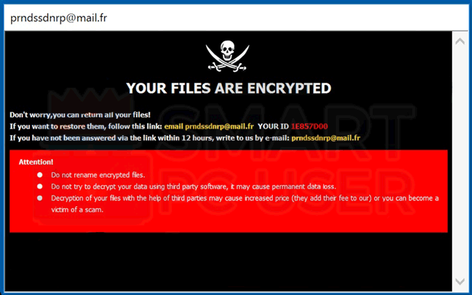 Uninstall Prnds Ransomware