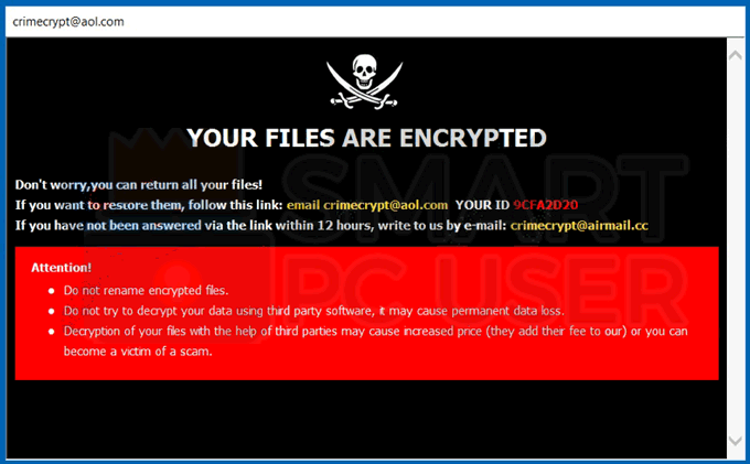 Uninstall Smpl Ransomware