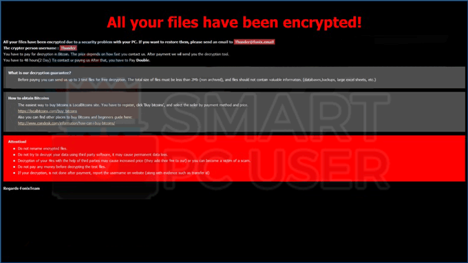 Remove XINOF Ransomware 