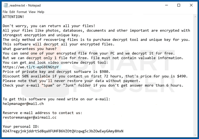 Uninstall Boop Ransomware