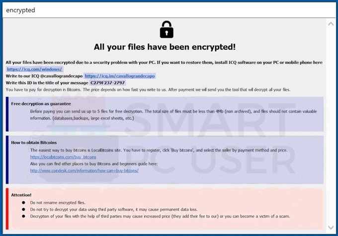 Remove Horse Ransomware