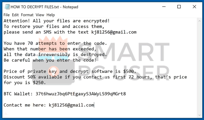 Uninstall Police Ransomware