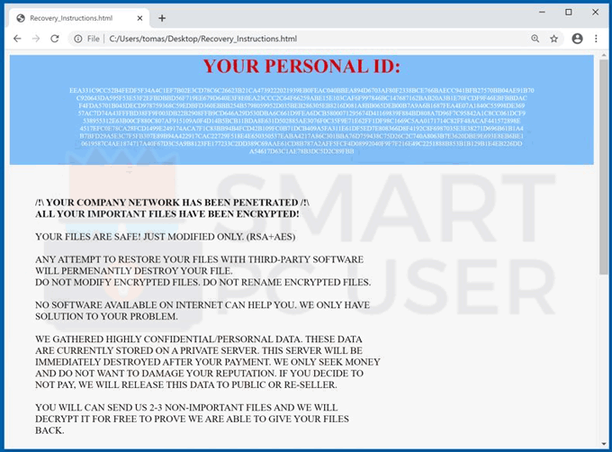 Remove RS Ransomware