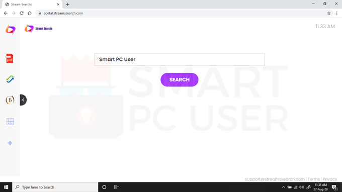 Uninstall Stream-Searchs Hijacker