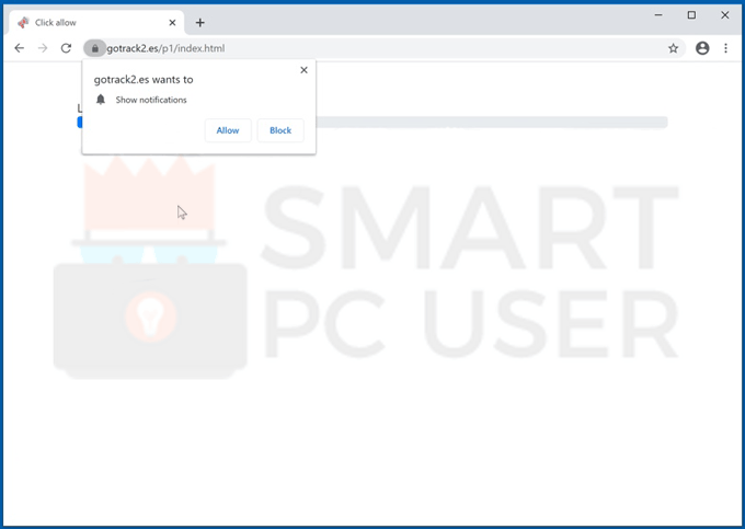 Remove Gotrack2.es Pop-ups