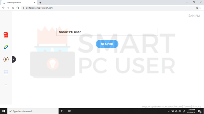 Delete StreamSpotSearch Hijacker
